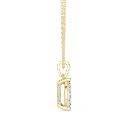 Marquise Pavé-Bail Diamond Pendant