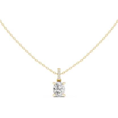 Oval Architectural Gallery Drop Pendant