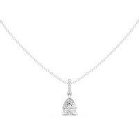 Pear Pavé-Bail Diamond Pendant