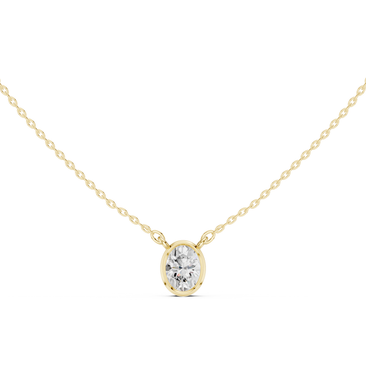 The Serenade Oval Bezel Set