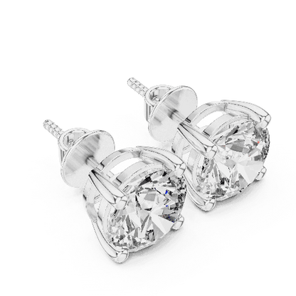 Classic Four-Prong Stud Earrings