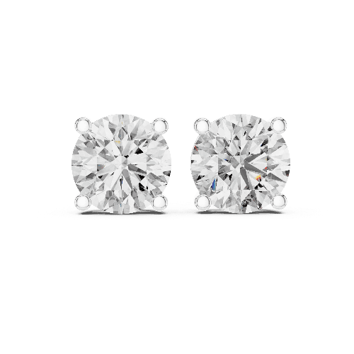 Classic Four-Prong Stud Earrings
