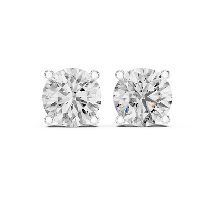 Classic Four-Prong Stud Earrings