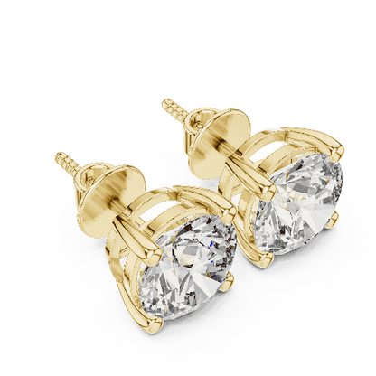 Classic Four-Prong Stud Earrings
