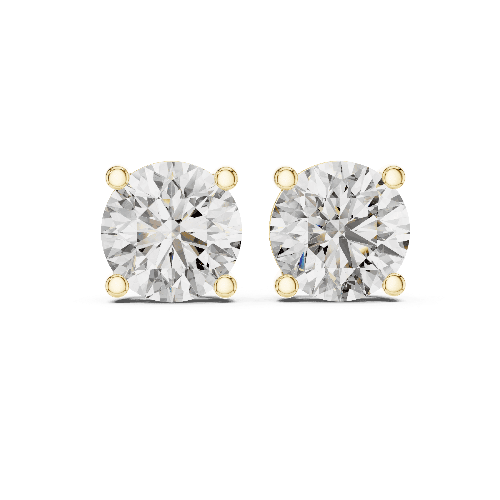 Classic Four-Prong Stud Earrings