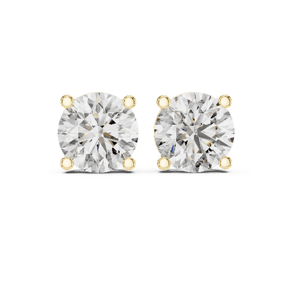 Classic Four-Prong Stud Earrings