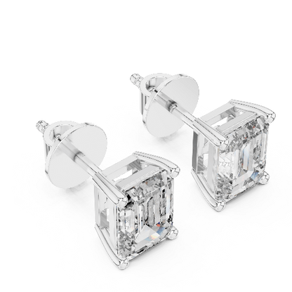 Elara Emerald Stud Earrings