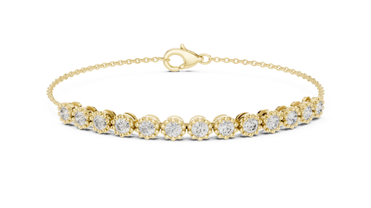 The Delicate Gold Chain & Diamond Line