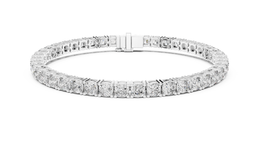 The Classic Cushion Diamond Tennis Bracelet