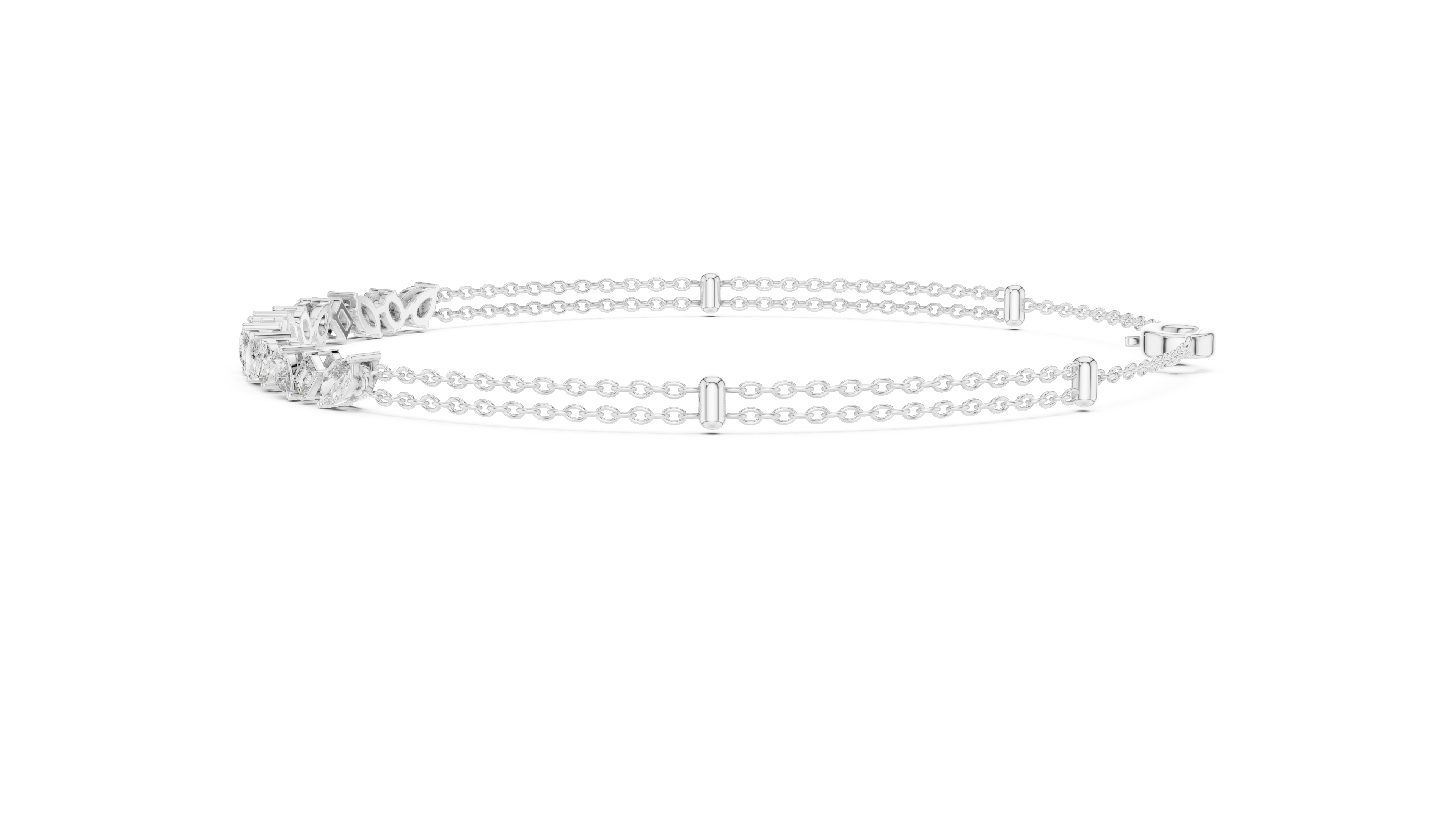 The Constellation Mixed Cut Diamond Bracelet