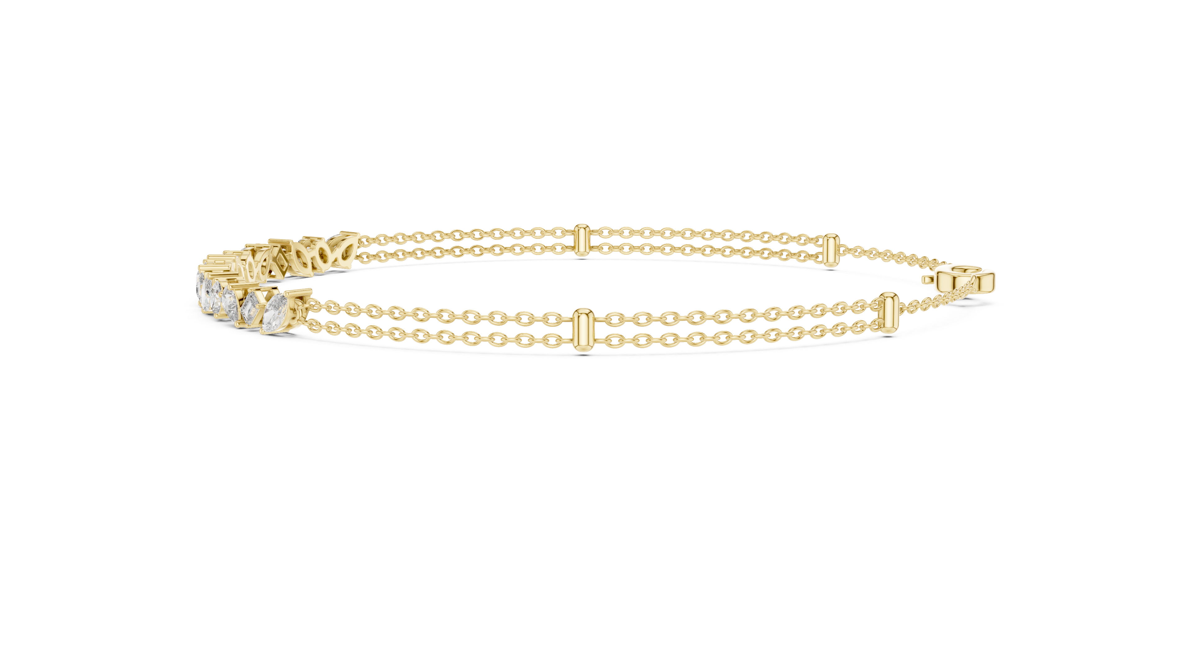 The Constellation Mixed Cut Diamond Bracelet