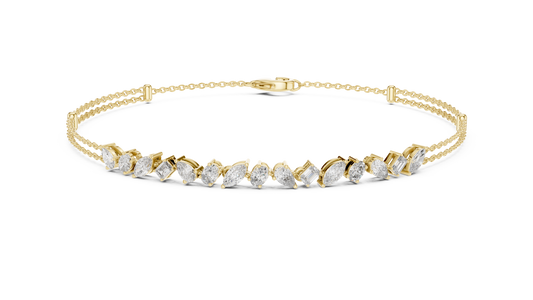 The Constellation Mixed Cut Diamond Bracelet