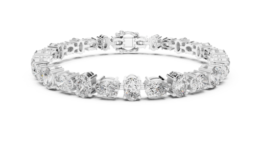 The Mosaic Oval Diamond Line