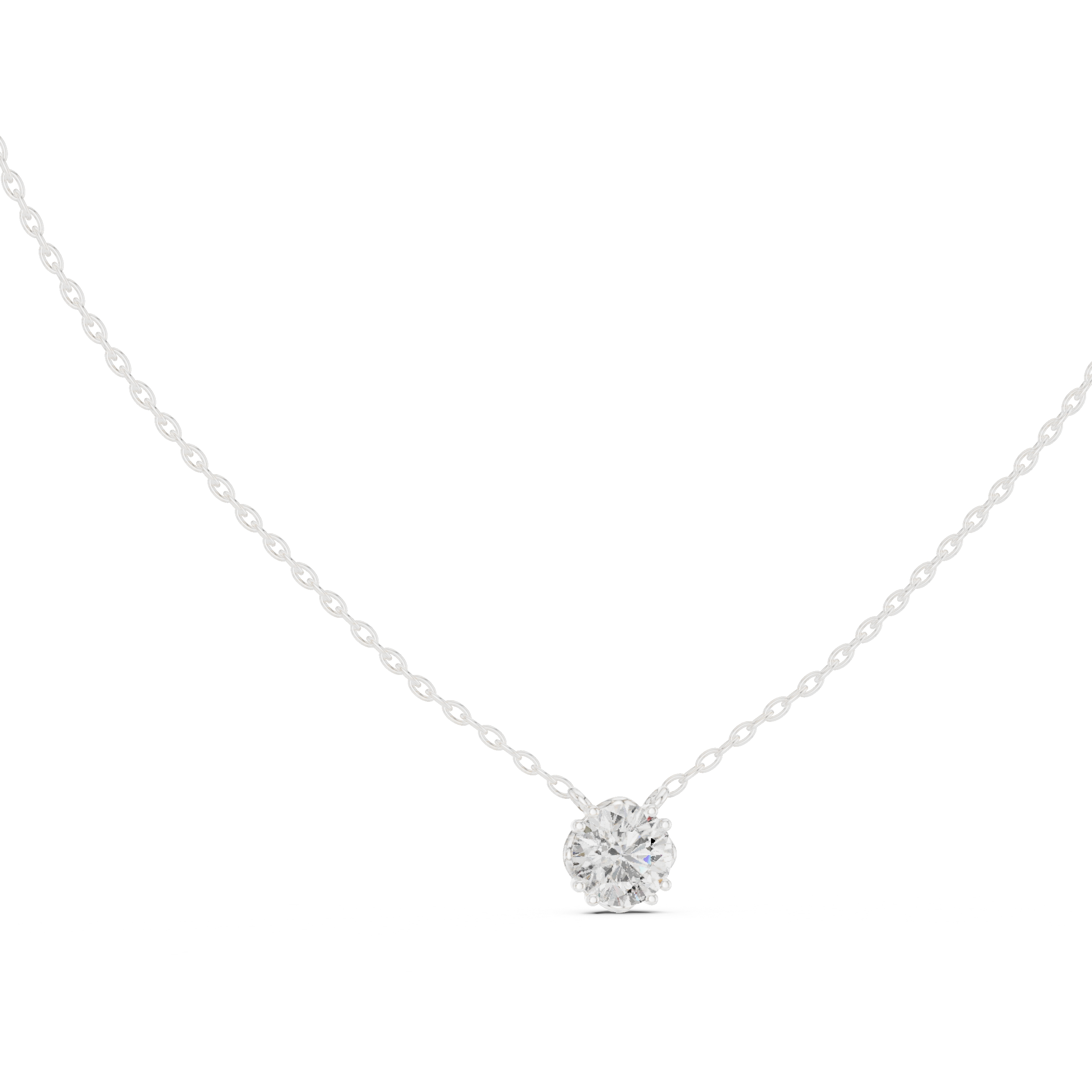 The Blossom Solitaire Pendant