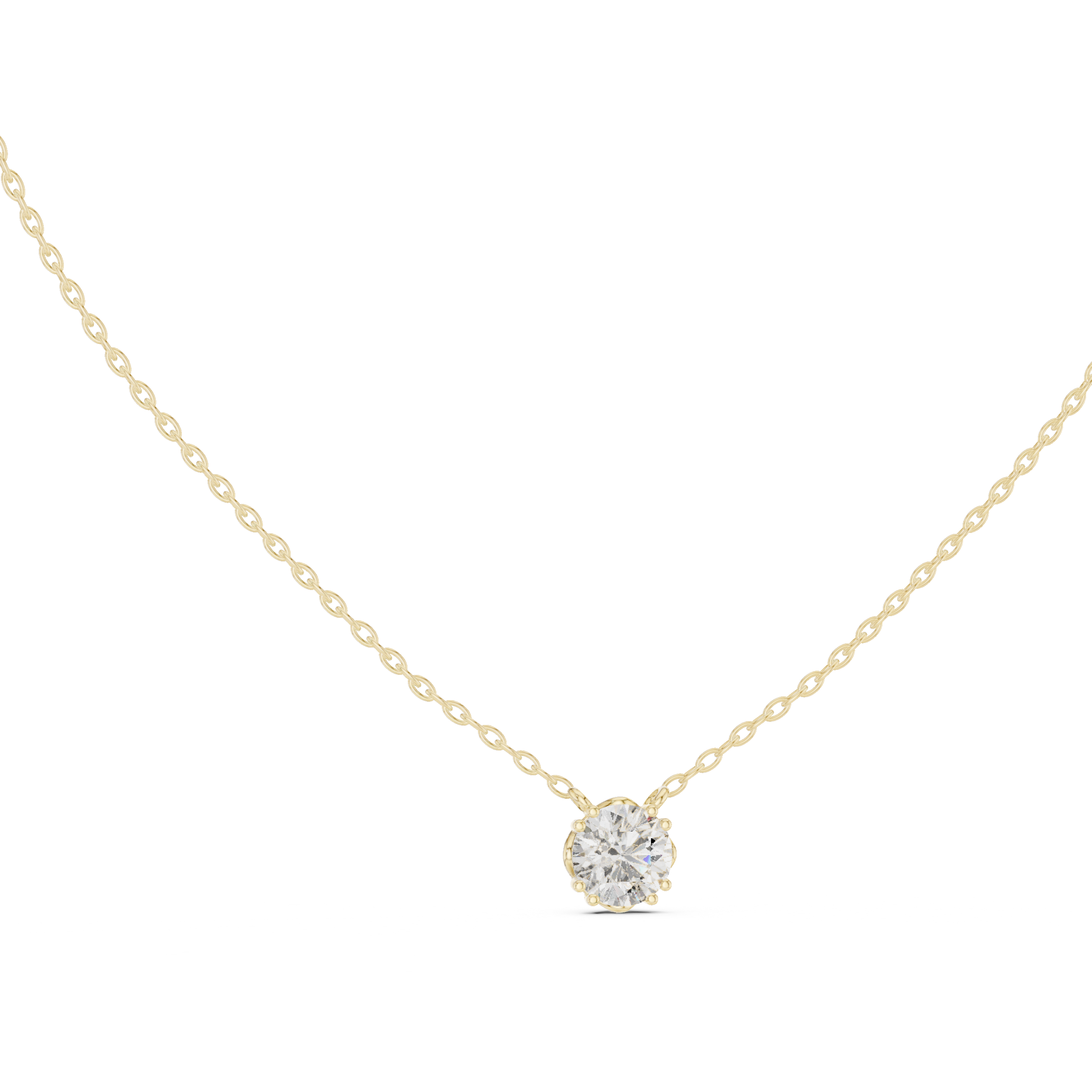 The Blossom Solitaire Pendant