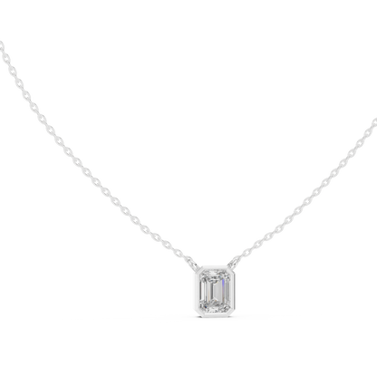 The Verity Emerald Bezel Pendant
