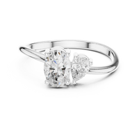 Oval & Pear Cut Toi Et Moi Bypass Ring
