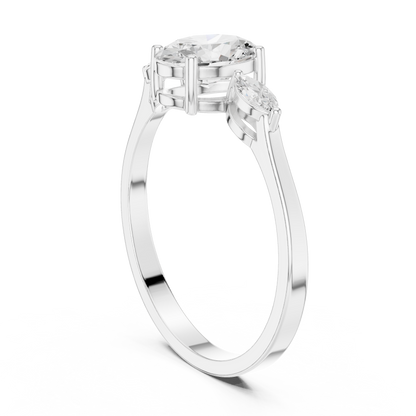 Oval & Marquise Horizon Trio Ring