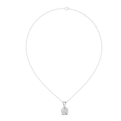 Classic Round Brilliant Solitaire Diamond Pendant