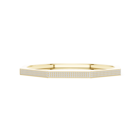 The Sovereign Octagonal Pavé Statement Bracelet