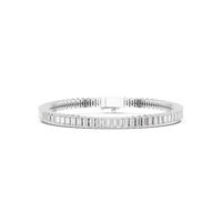 Bracelet tennis classique à maillons baguette