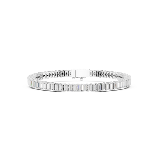 Classic Baguette Cut Tennis Bracelet