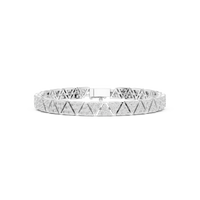 Triangle Cluster Tennis Bracelet