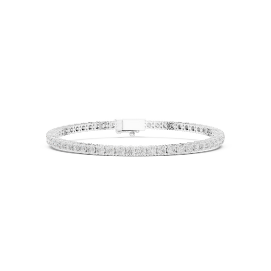 The Essential 6-Cent Round Diamond Line Bracelet