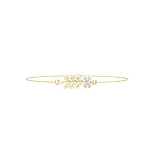 The Nature Blossom Diamond Chain Bracelet