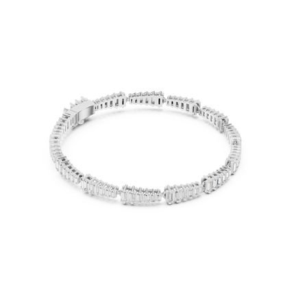 Graduated Tapered Baguette Tennis Bracelet