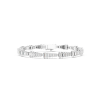 Graduated Tapered Baguette Tennis Bracelet