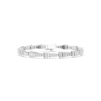 Graduated Tapered Baguette Tennis Bracelet