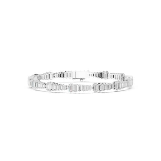 Graduated Tapered Baguette Tennis Bracelet