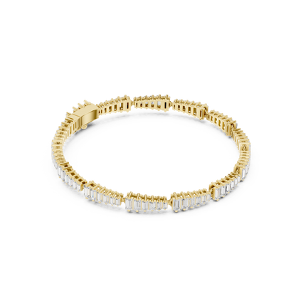 Graduated Tapered Baguette Tennis Bracelet