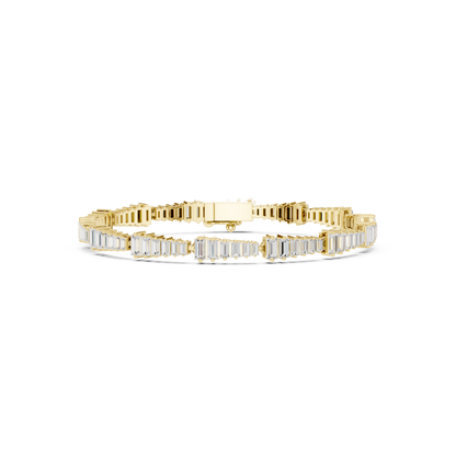Graduated Tapered Baguette Tennis Bracelet