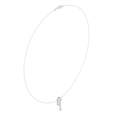 The Cresting Pear Drop Geometric Pendant
