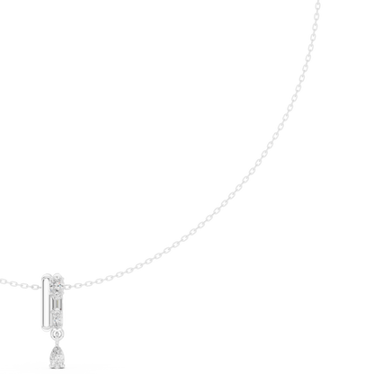 The Cresting Pear Drop Geometric Pendant