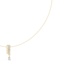 The Cresting Pear Drop Geometric Pendant