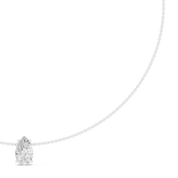 The Majestic 3.07-Carat Teardrop Solitaire Pendant