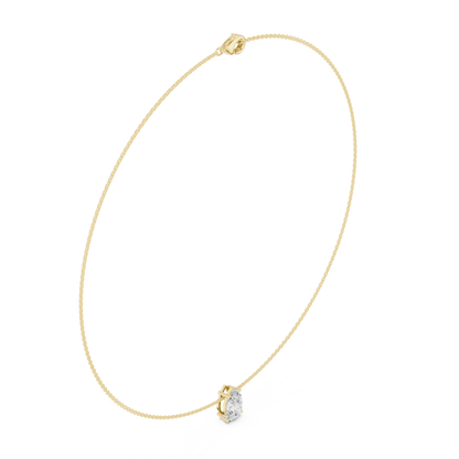 The Majestic 3.07-Carat Teardrop Solitaire Pendant