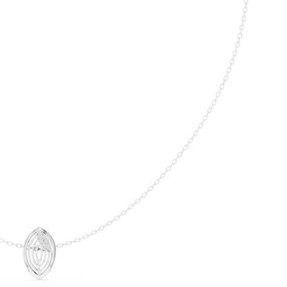 The Sovereign Petite Filigree Leaf Pendant