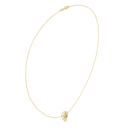 The Sovereign Petite Filigree Leaf Pendant