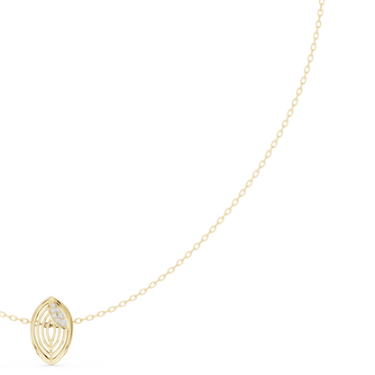 The Sovereign Petite Filigree Leaf Pendant