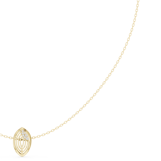 The Sovereign Petite Filigree Leaf Pendant
