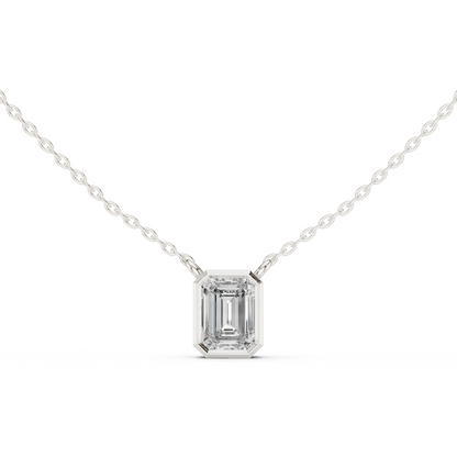 The Verity Emerald Bezel Pendant
