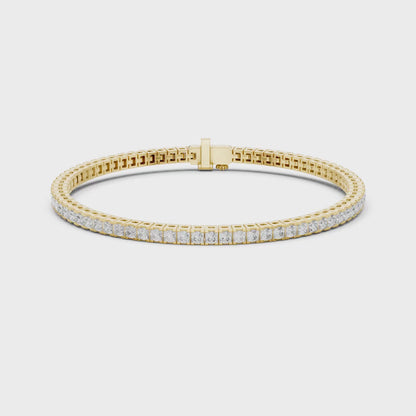 Princess Cut Tennis Bracelet