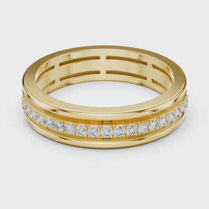 Men’s Classic Channel-Set Diamond Band
