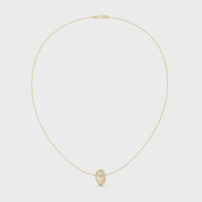 The Sovereign Petite Filigree Leaf Pendant