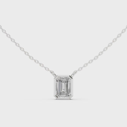 The Verity Emerald Bezel Pendant