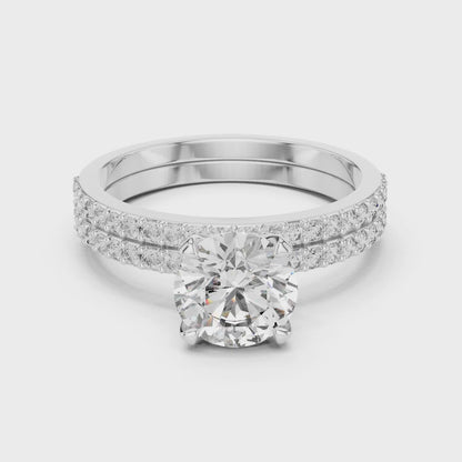 Anello di fidanzamento Duo Diamanti Staccati
